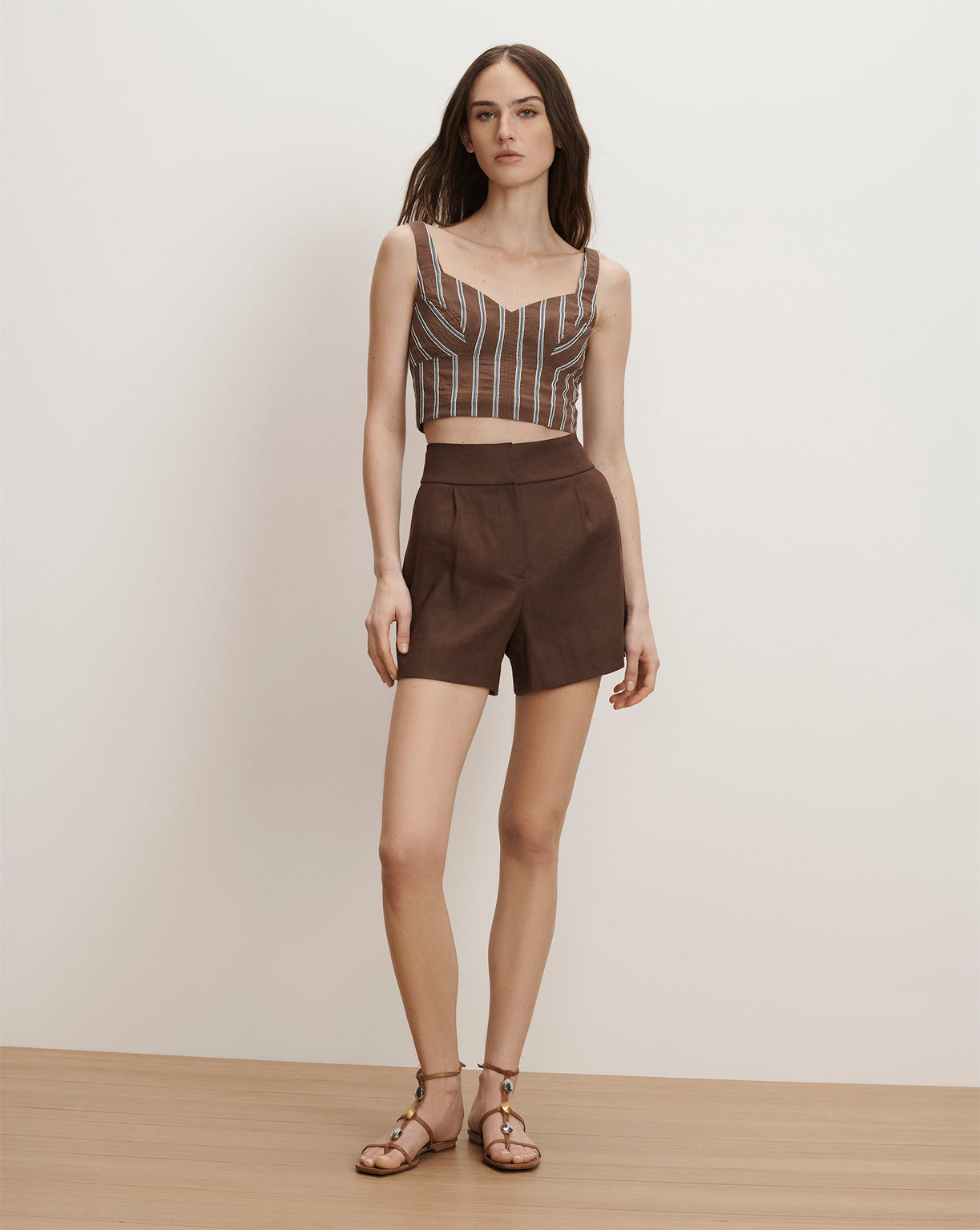 Haina Short in Dark Mocha