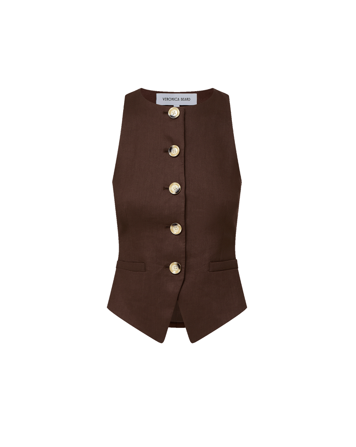 Hartwell Vest in Dark Mocha