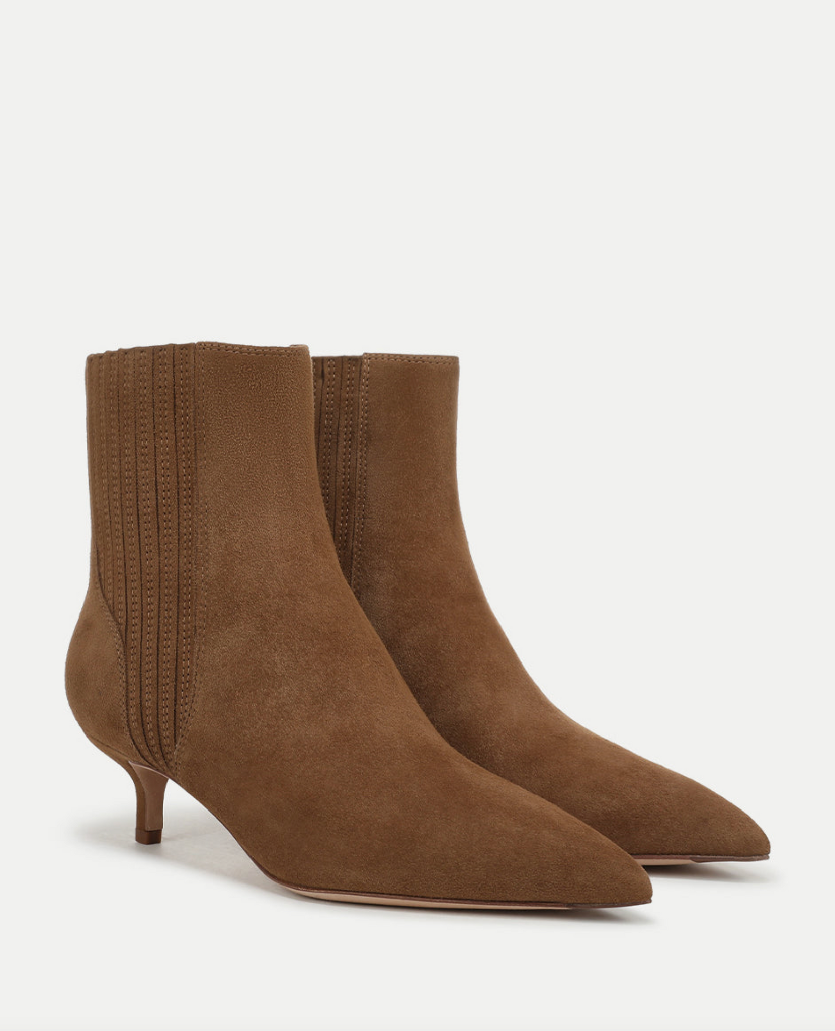 Lisa Kitten-Heel Ankle Boot in Hazelwood