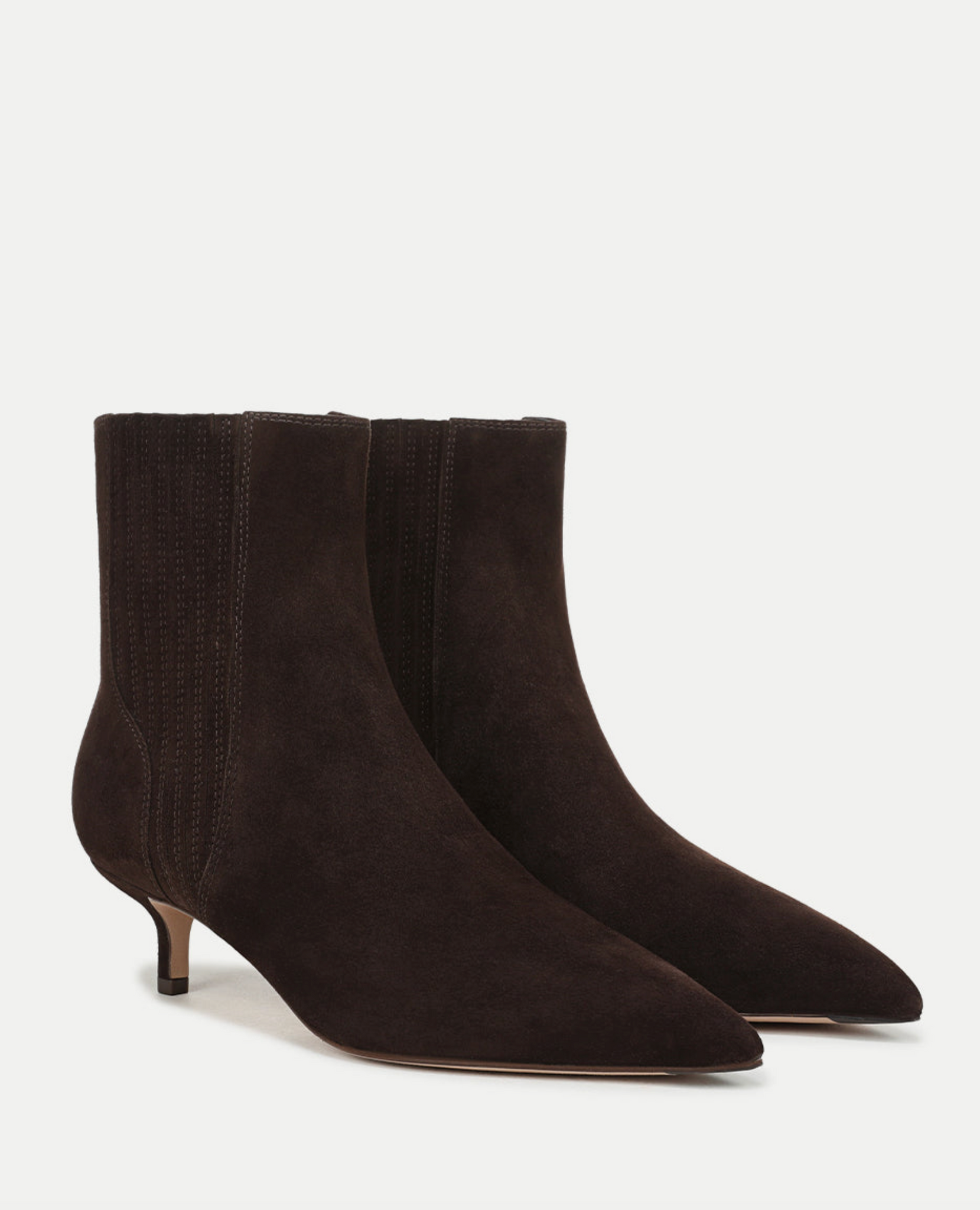 Lisa Mid-Heel Ankle Boot in Espresso