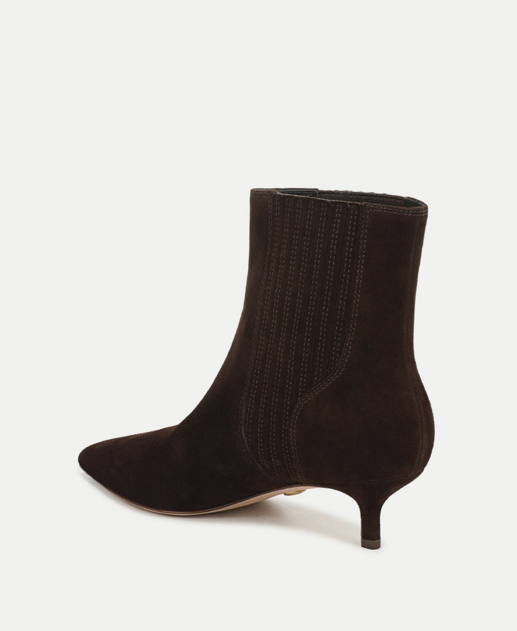 Lisa Mid-Heel Ankle Boot in Espresso