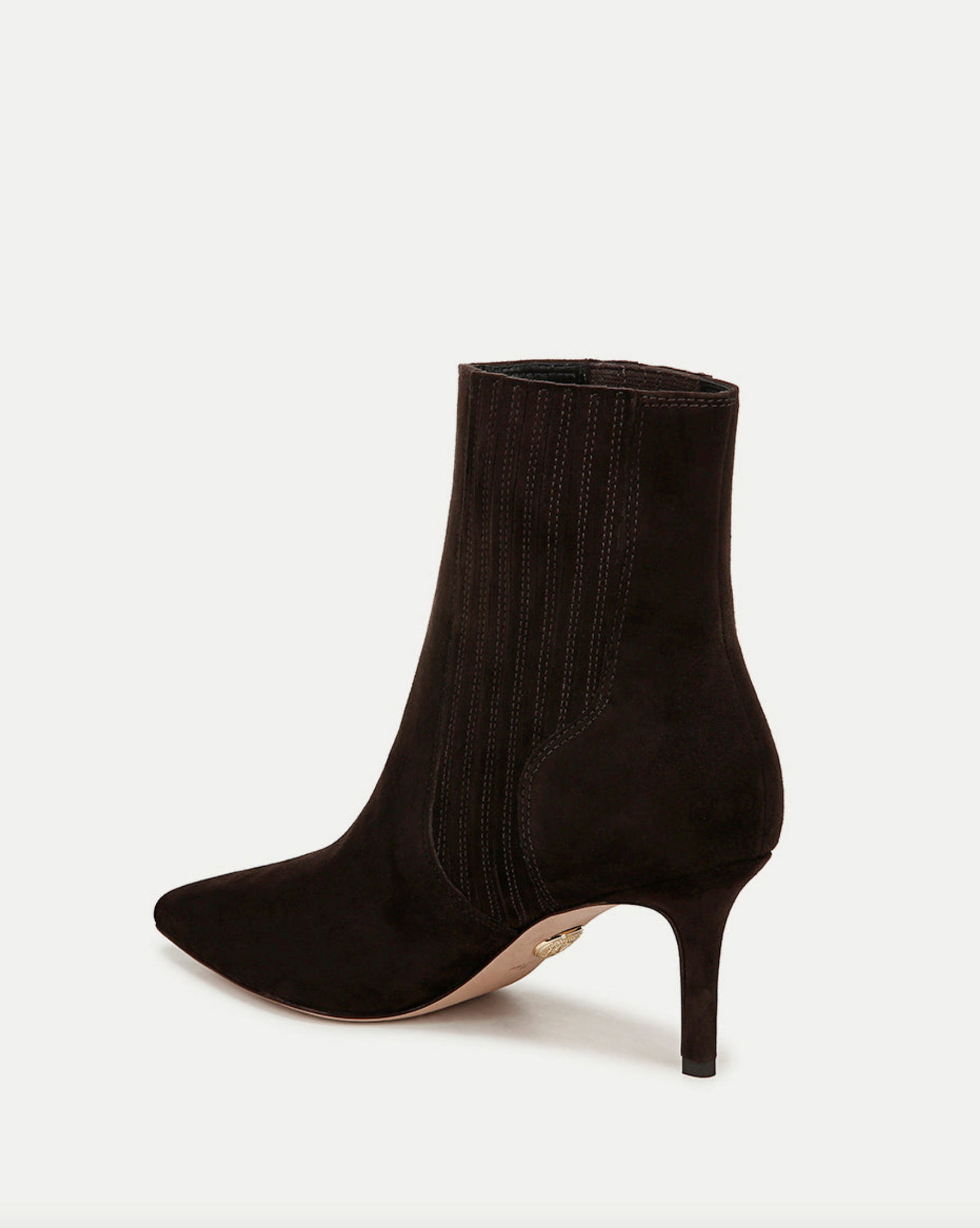 Lisa Mid-Heel Ankle Boot in Espresso