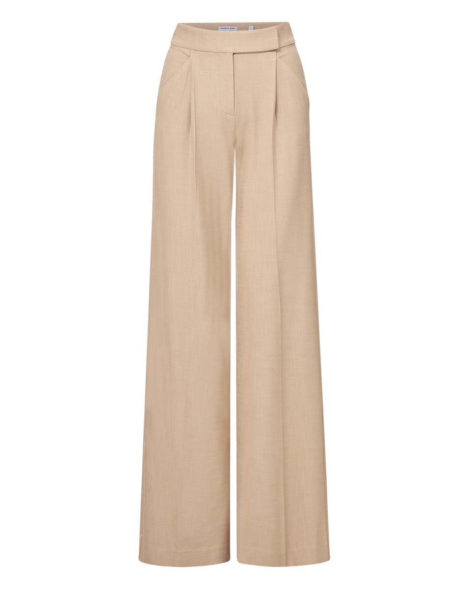 Marbeau Wide-Leg Pant in Stone Khaki