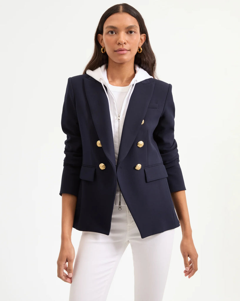 Miller Dickey Jacket in Navy Gold Buttons