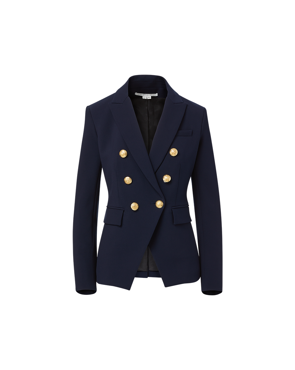 Miller Dickey Jacket in Navy Gold Buttons