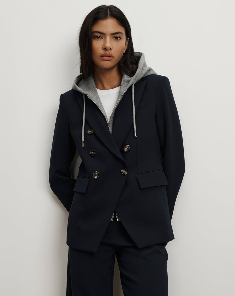 Miller Dickey Jacket with Horn-Button in Navy
