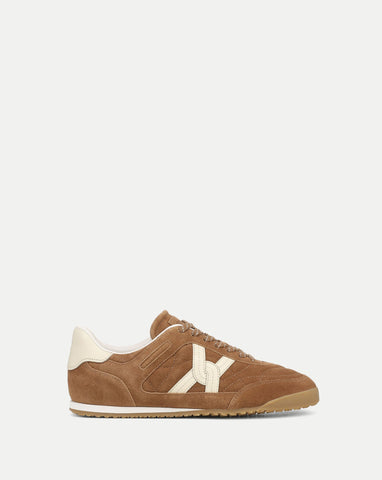 Natalia Suede Sneaker in Chestnut