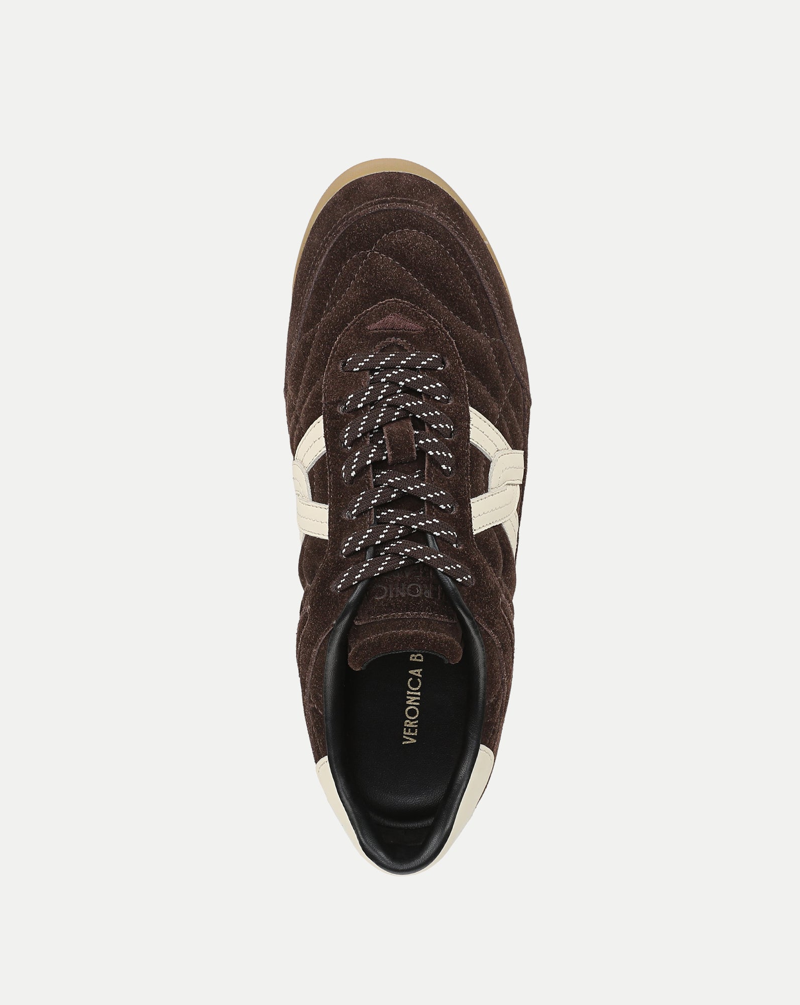 Veronica Beard Natalia Suede Sneaker in Espresso