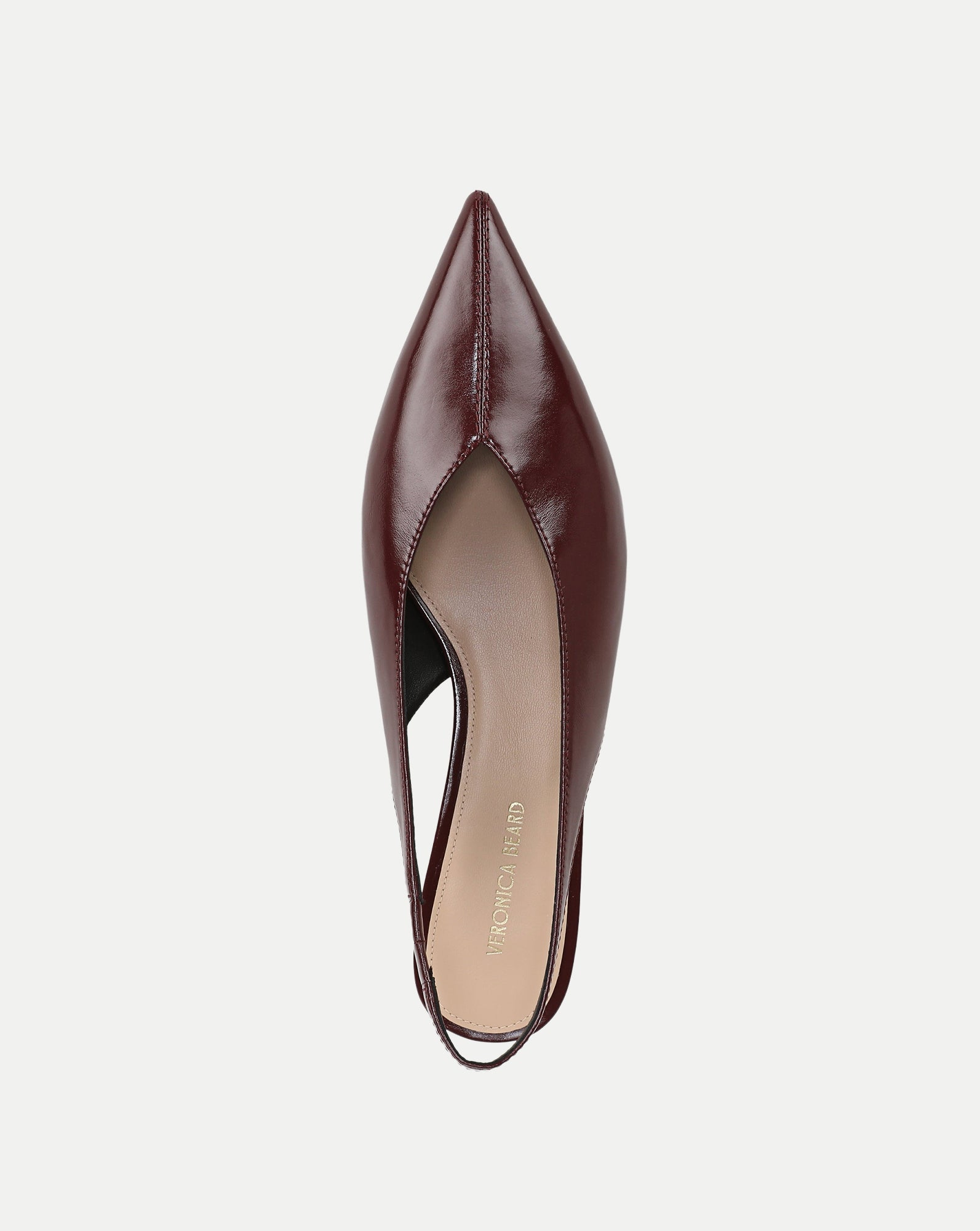 Pamela Slingback Heel in Pinot Noir Leather