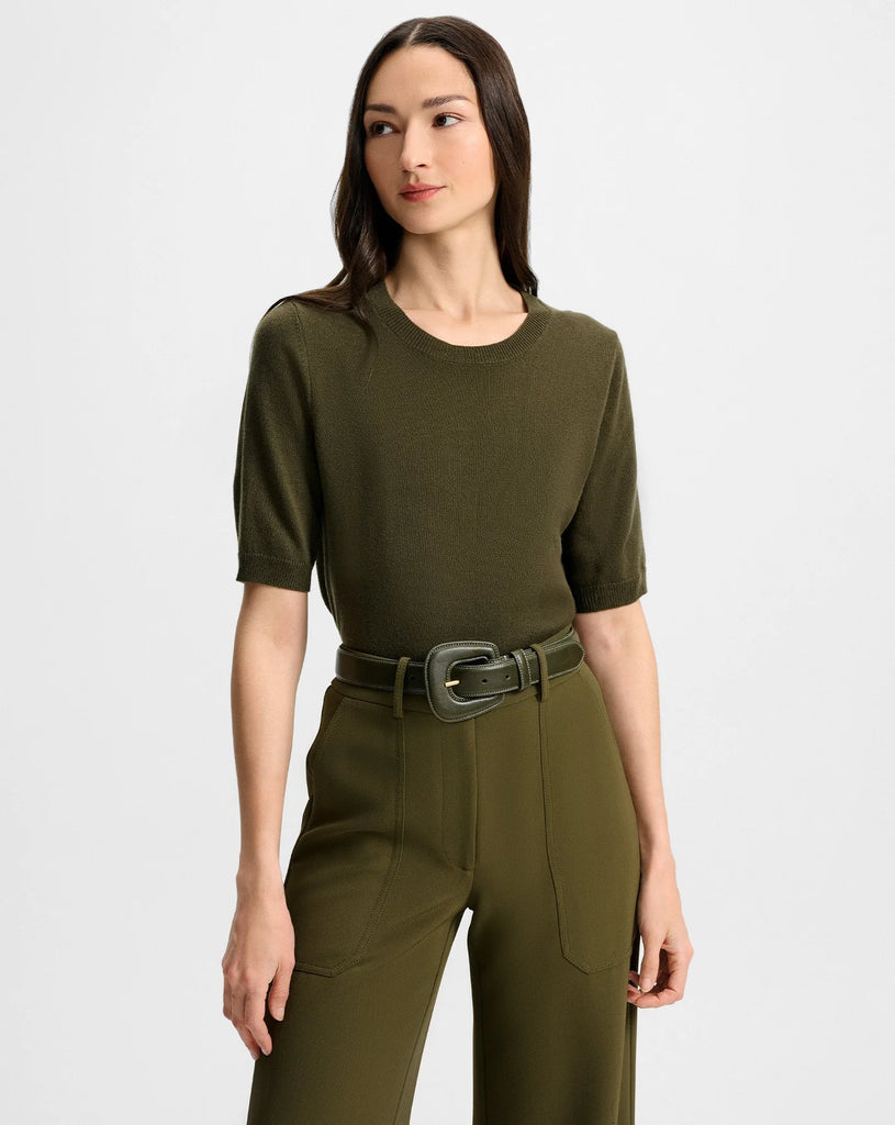 Shana Cashmere Sweater in Cypress