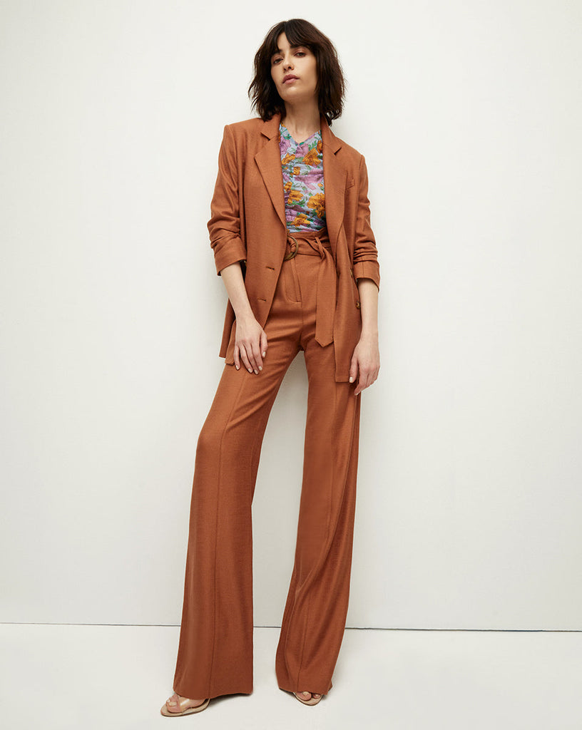 Sunny Wide-Leg Pant in Golden Brown