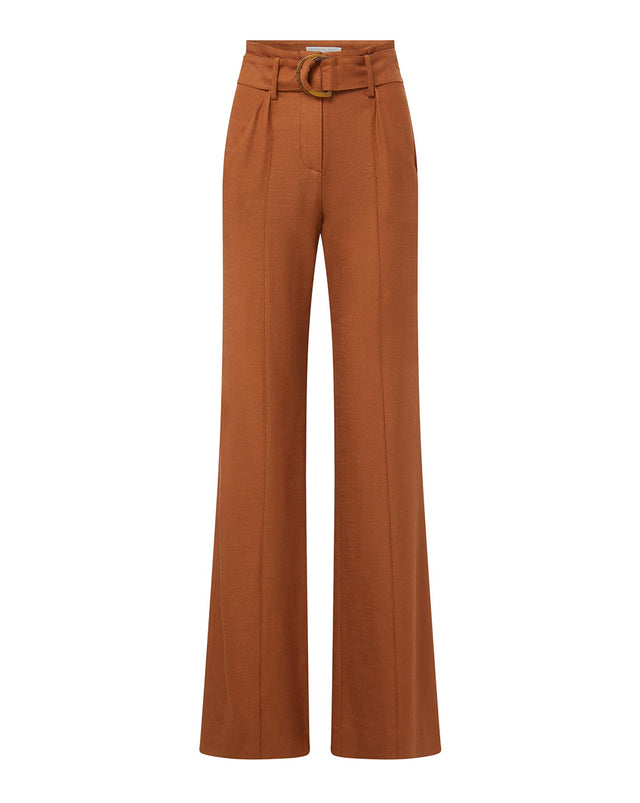 Sunny Wide-Leg Pant in Golden Brown