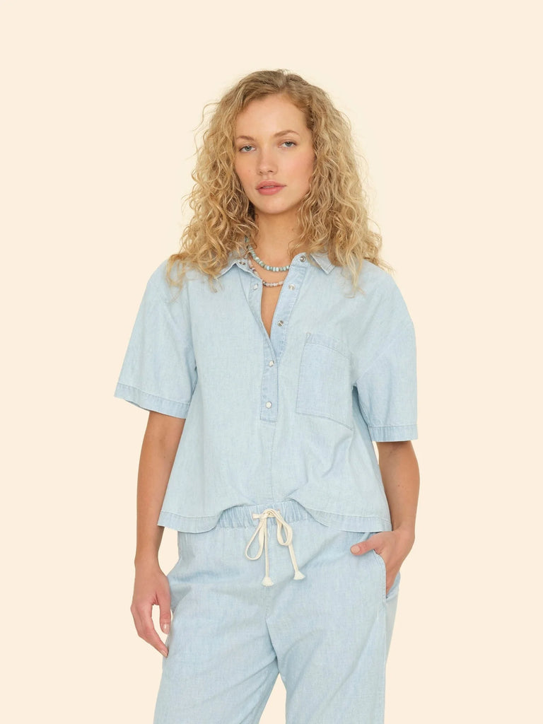 Adler Shirt in Air Blue