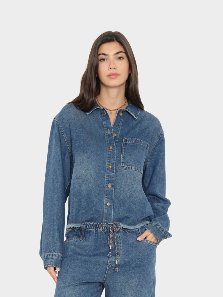 Ben Shirt in Meridian Blue
