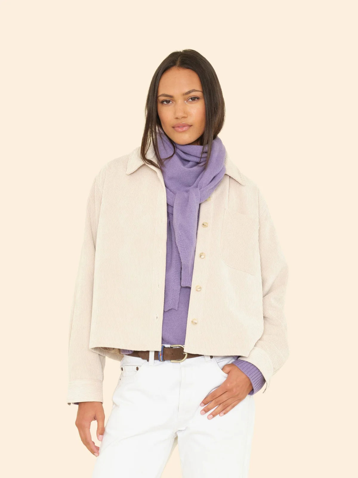 Benji Jacket in Light Sand