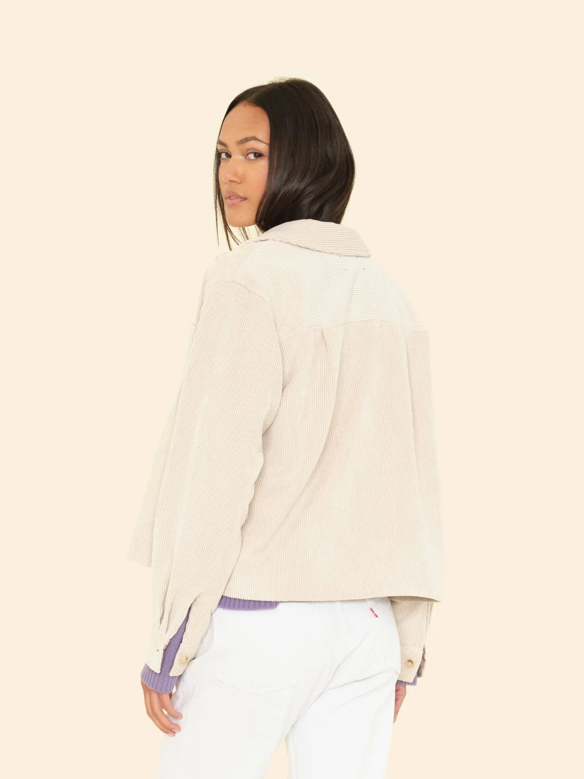 Benji Jacket in Light Sand