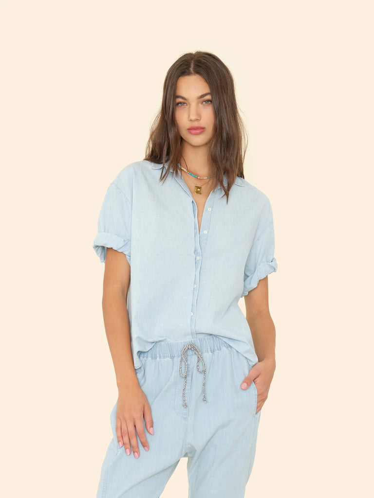 Channing Shirt in Air Blue