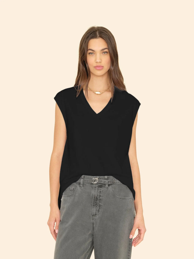 Dax Tee in Jet Black