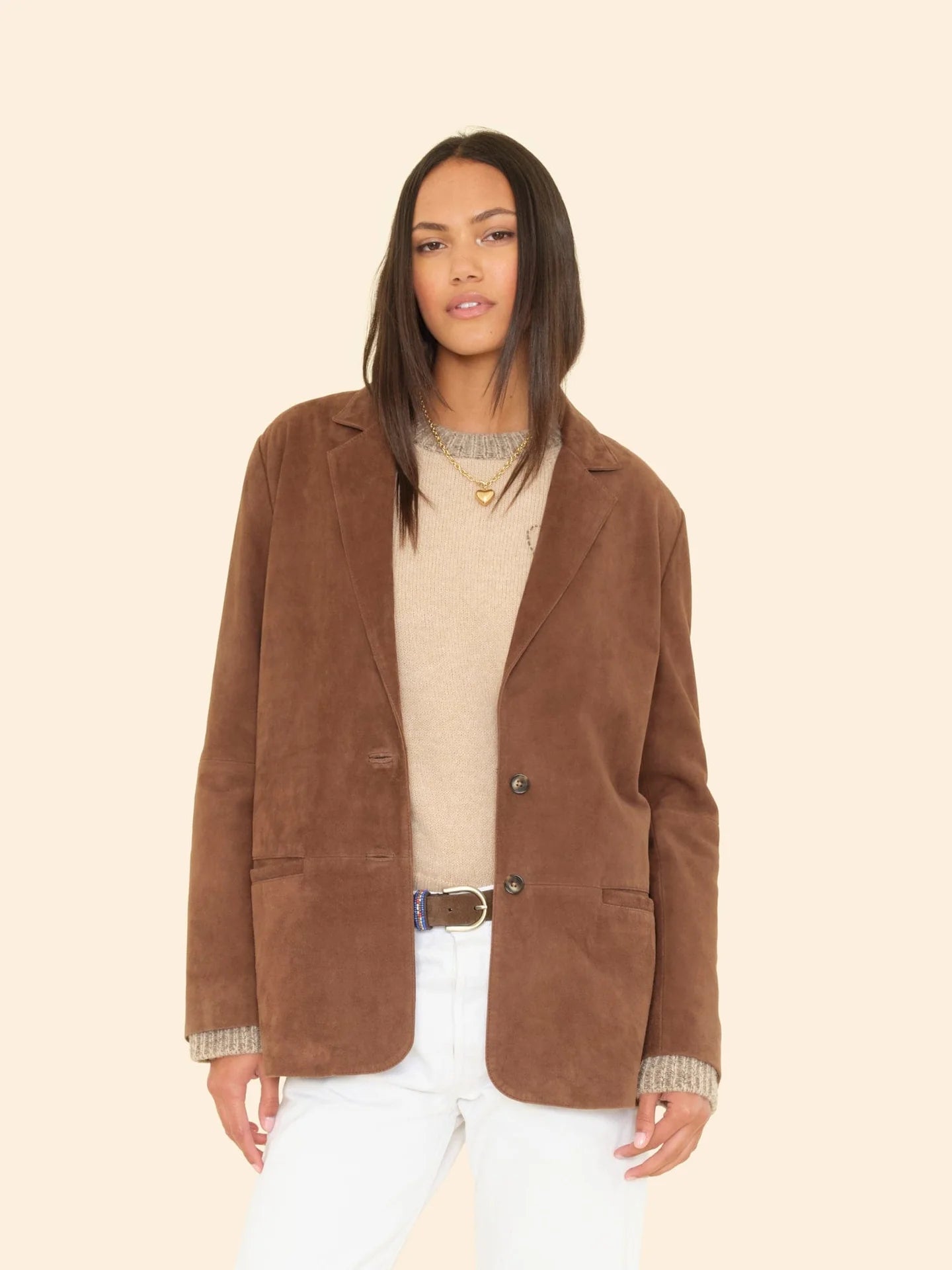 Elodie Blazer in Marron