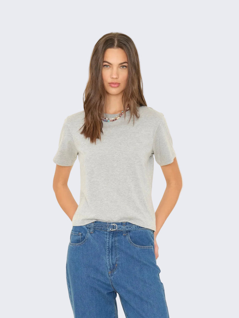 Georgy Tee in Heather Grey