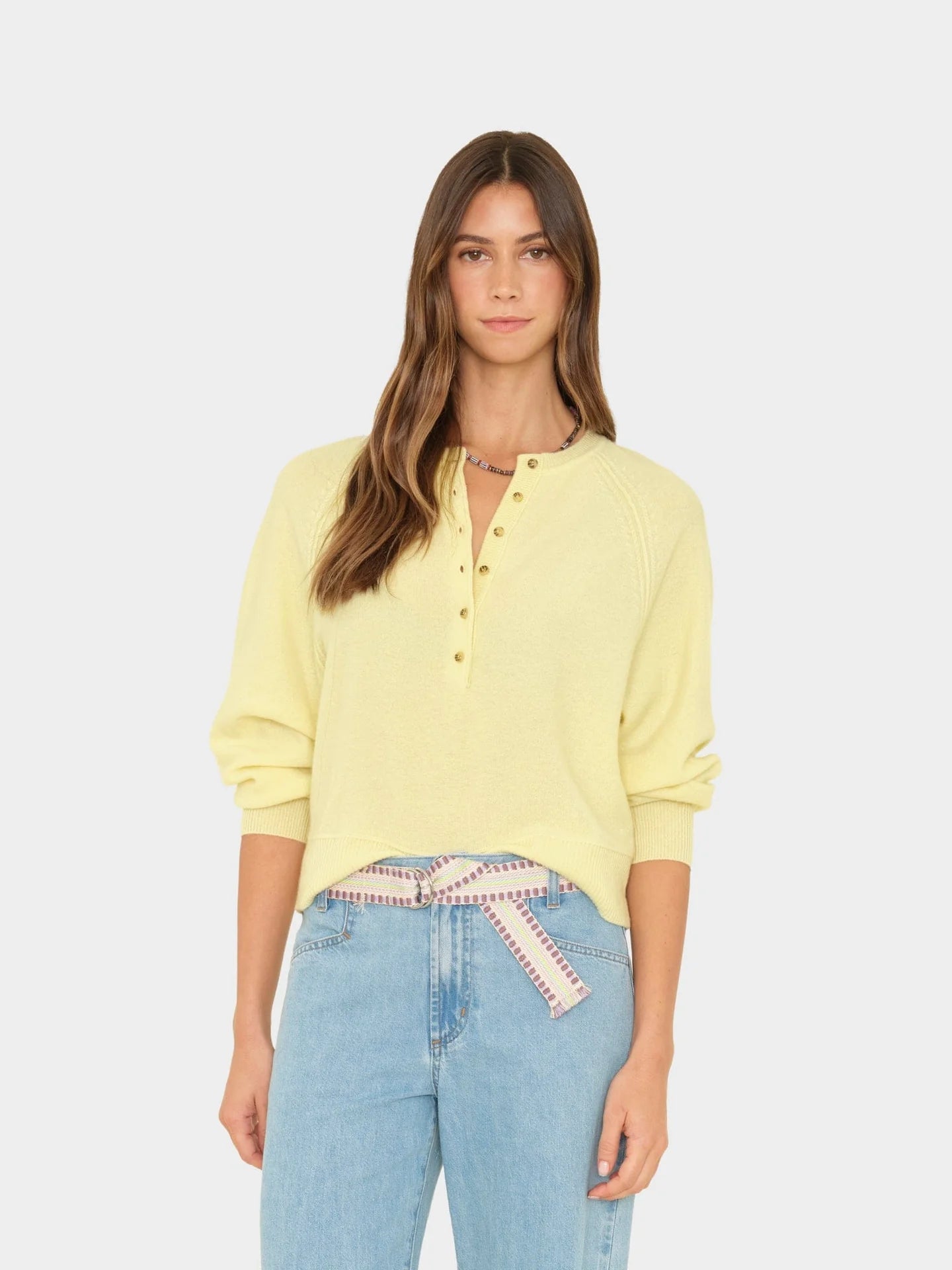 Griffin Sweater in Butter Yellow