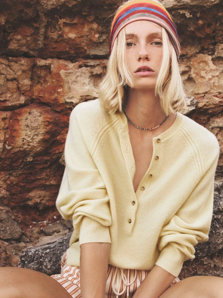 Griffin Sweater in Butter Yellow