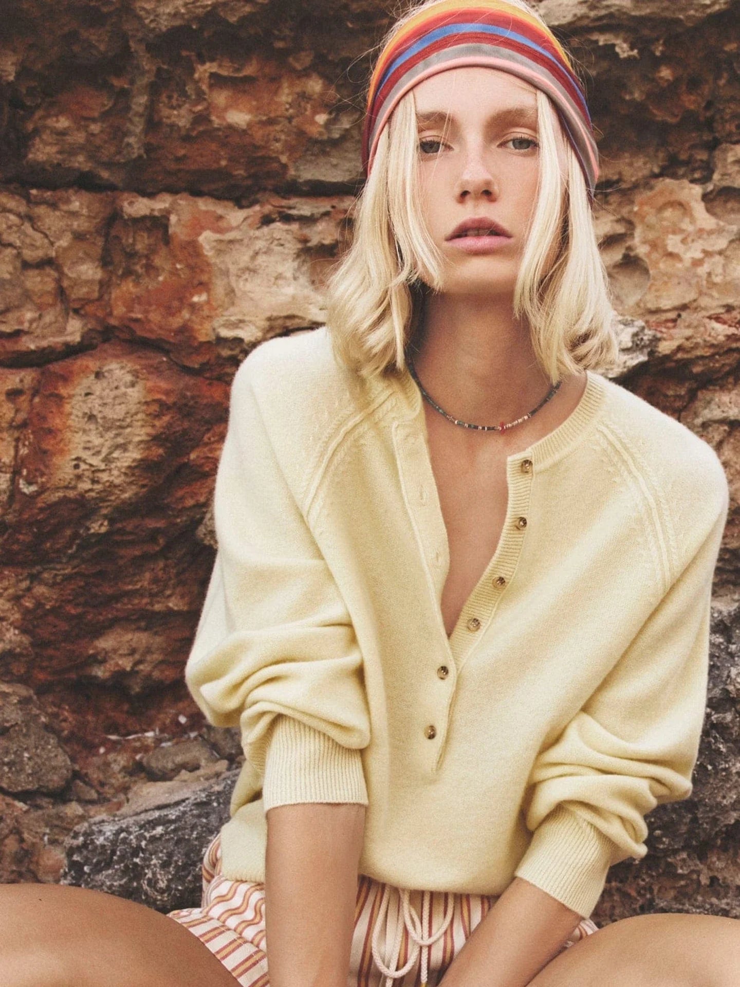 Griffin Sweater in Butter Yellow