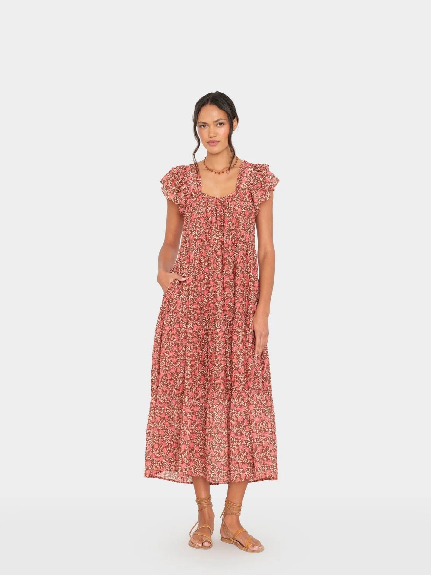 Jaynie Dress in Sienna Petals