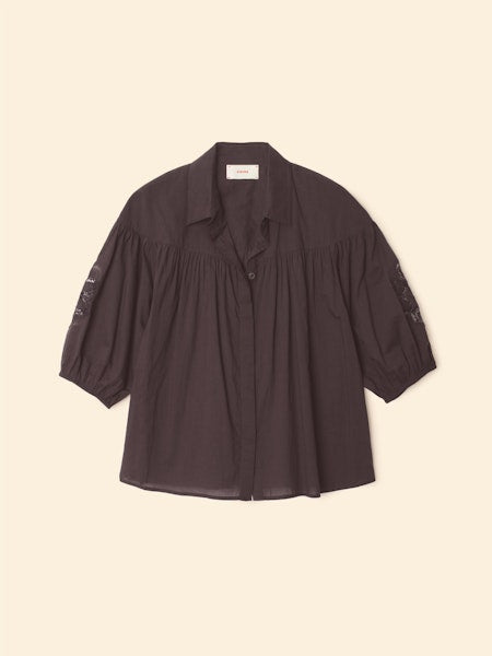 Kenza Top in Obsidian