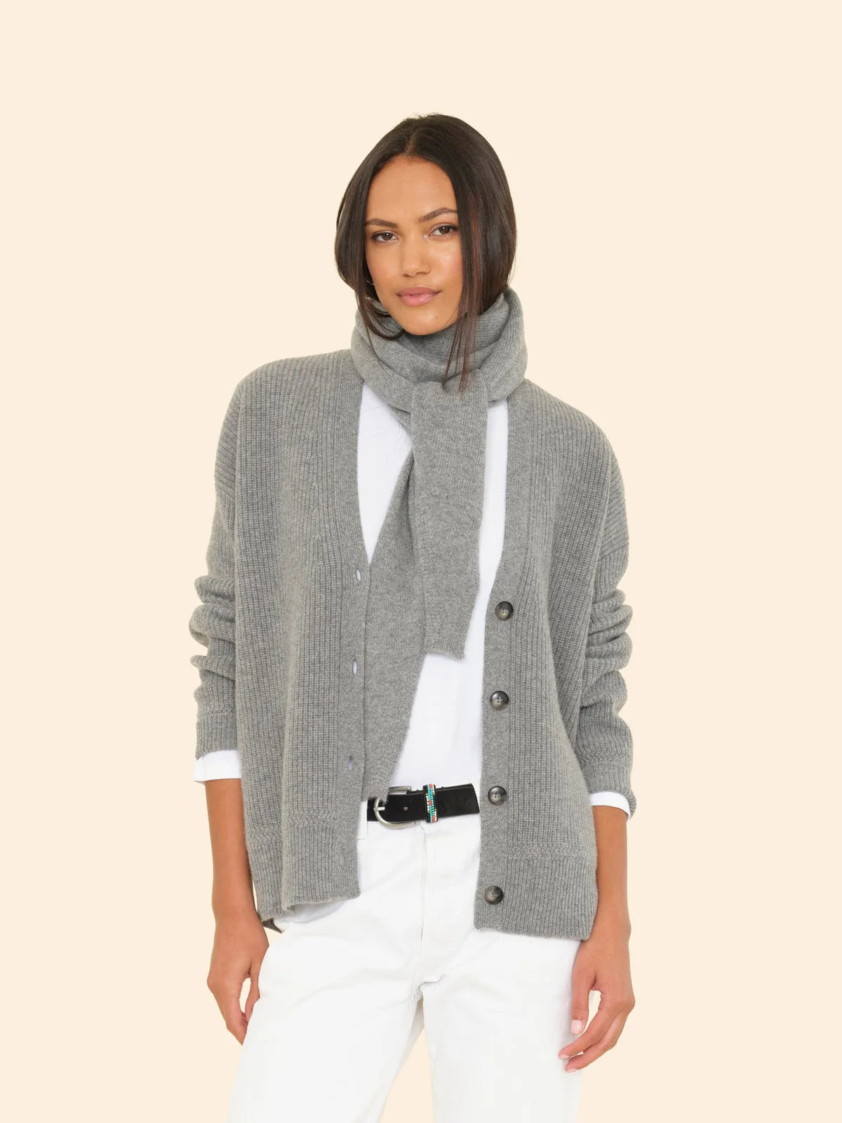 Le Petit Scarf in Flannel Grey Heather