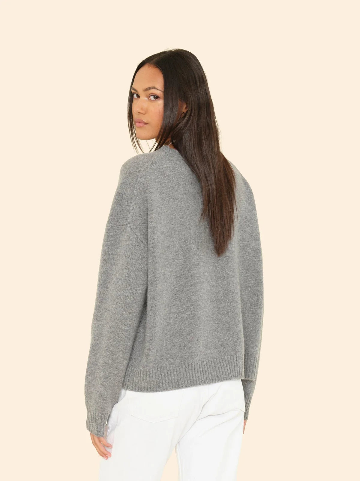 Lela Sweater in Flannel Heather Grey