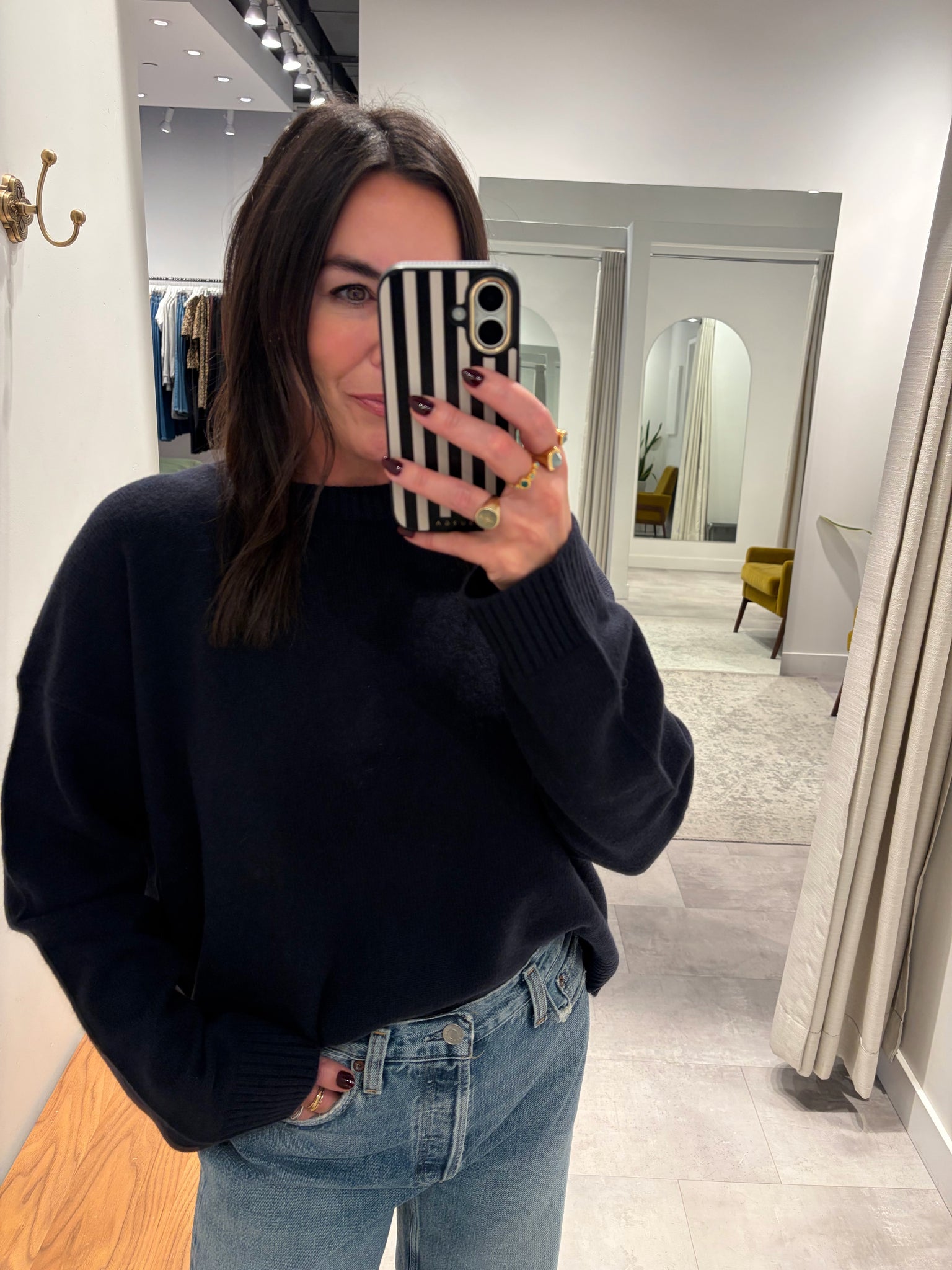 Lela Sweater in Midnight Blue