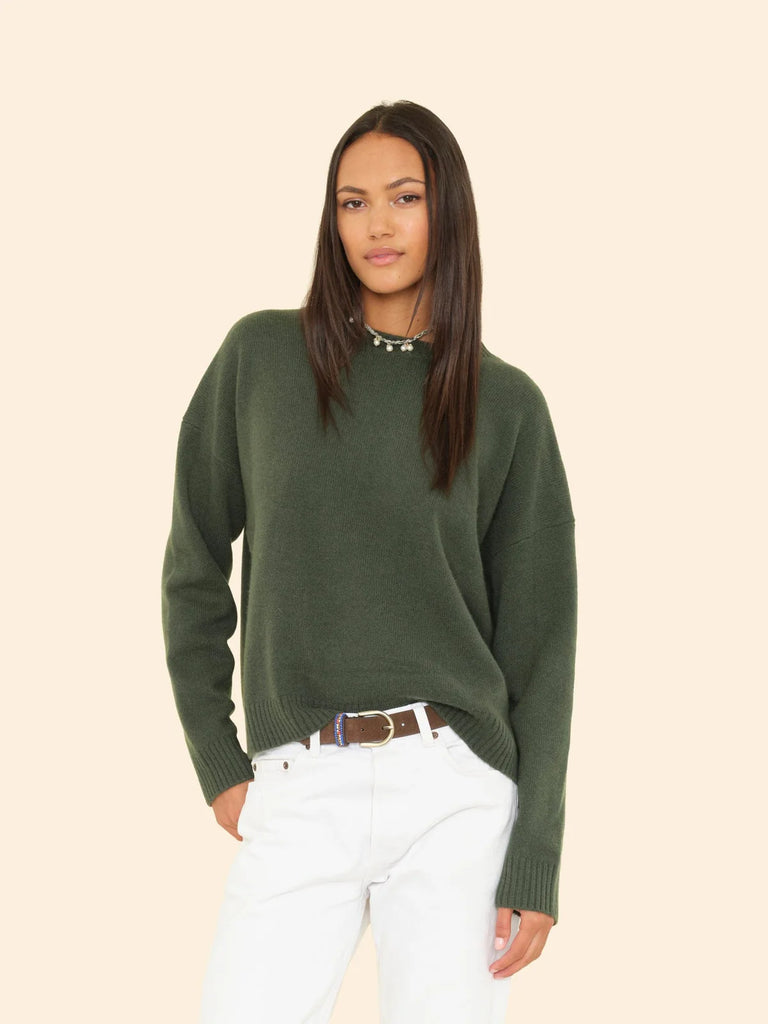 Lela Sweater in Myrtle Green