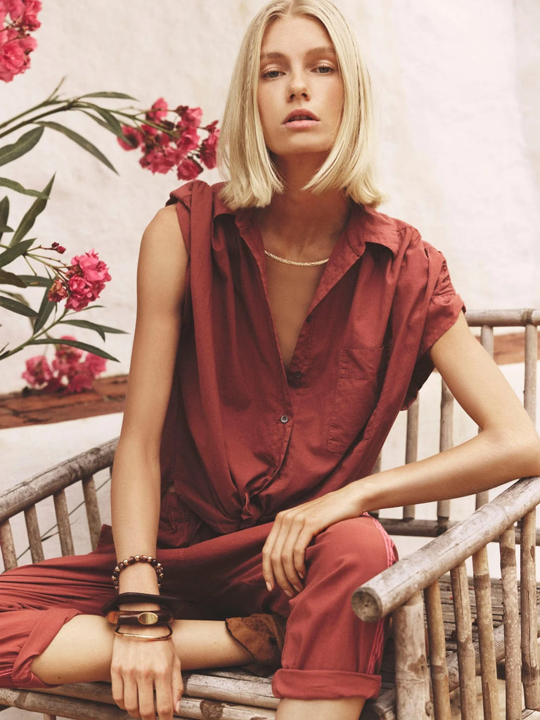 Lexi Shirt in Cinnabar