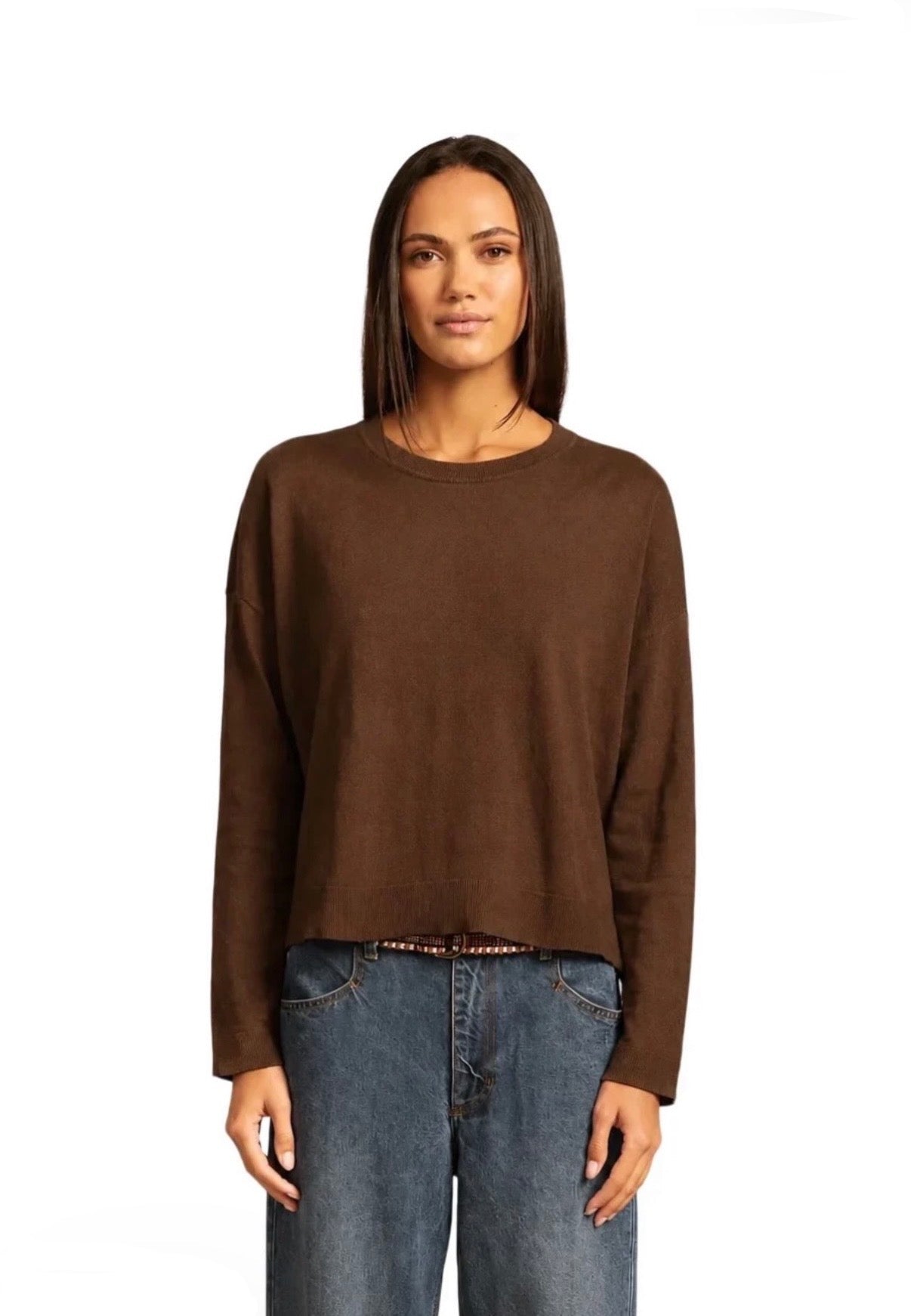 Sparrow Sweater in Brazil Nut