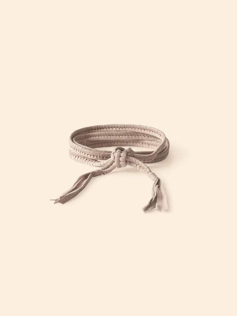 Treva Belt in Taupe Grey
