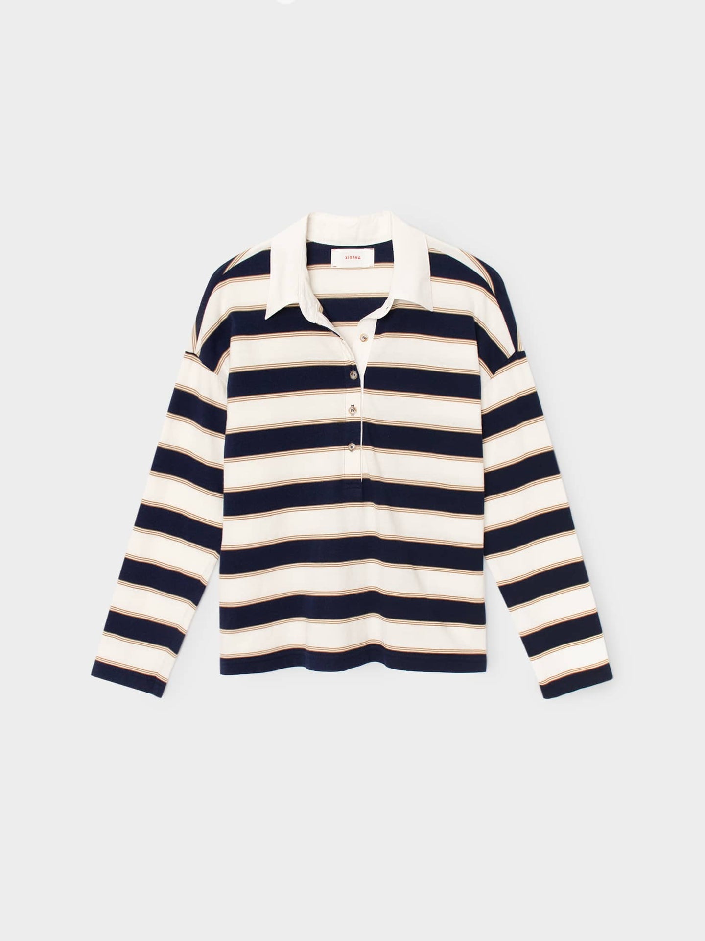 Troy Tee in Navy Crescent