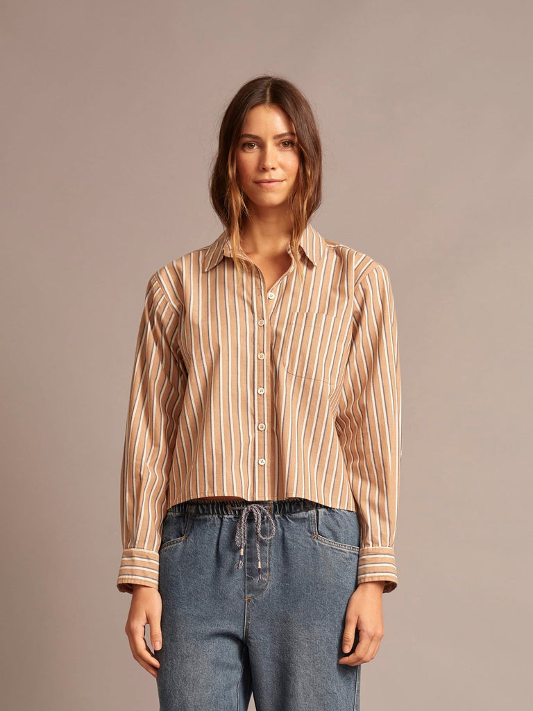 Wyler Shirt in Hickory Navy