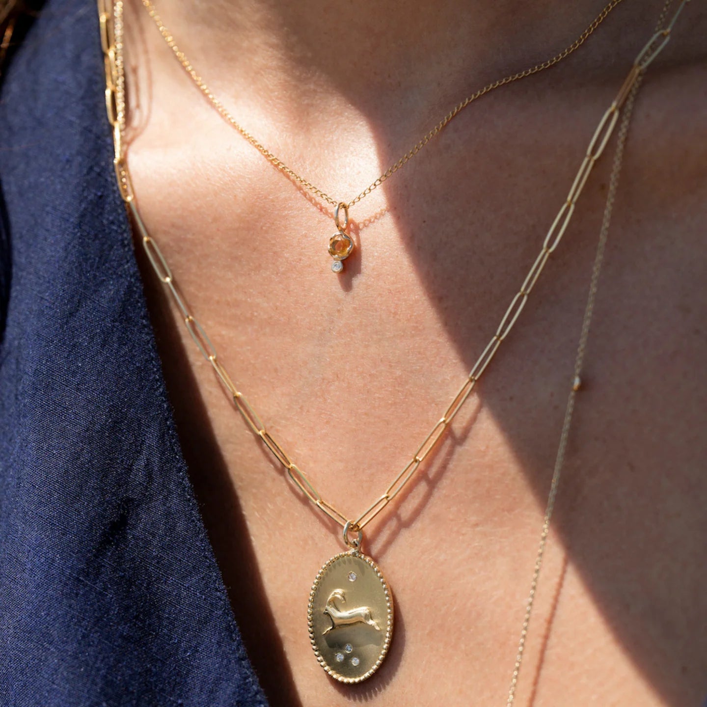 Garnet Birthstone Amulet | January