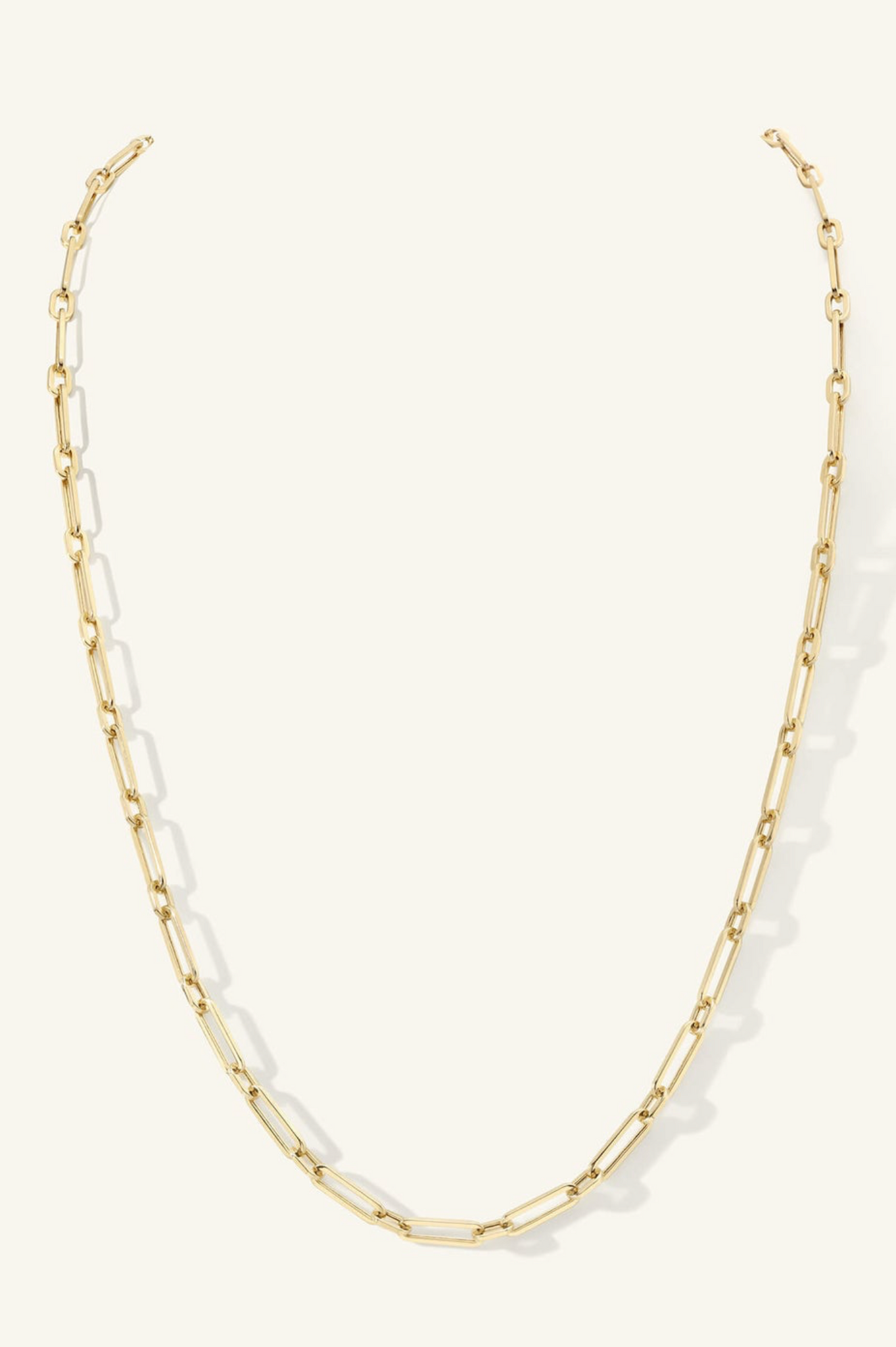 Maayan Paperclip Chain Necklace - 20"