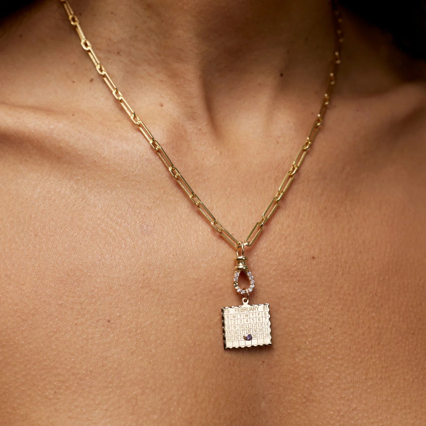 Maayan Paperclip Chain Necklace - 20"