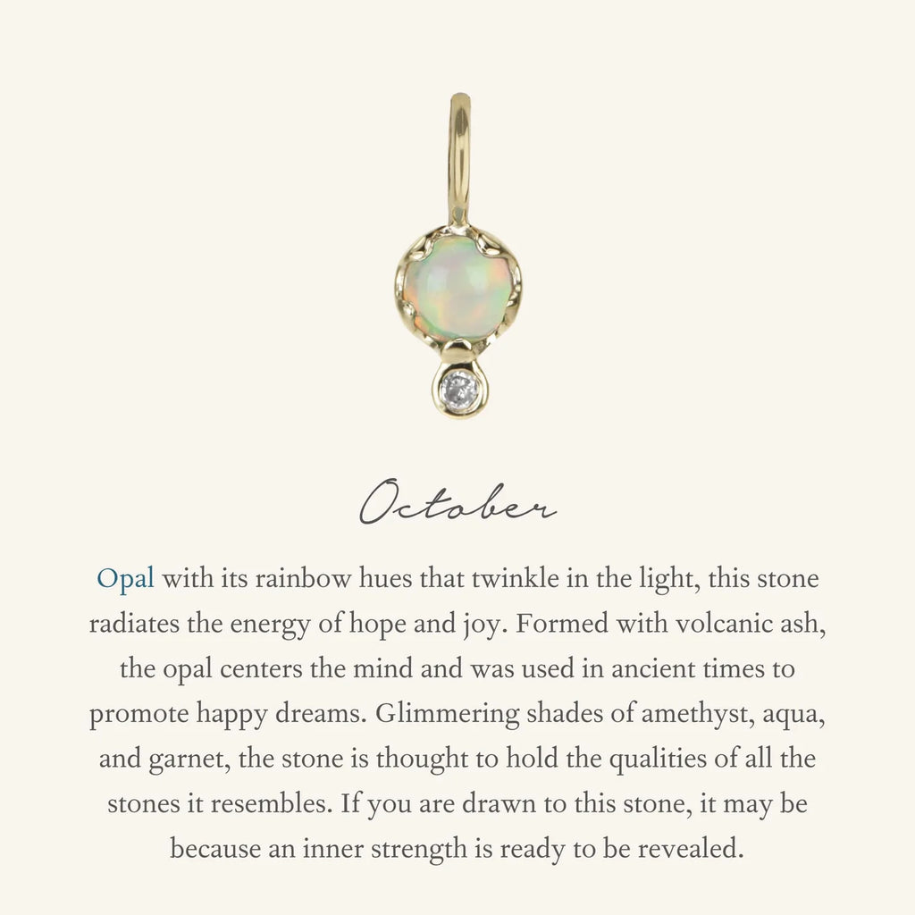 Opal Birthstone Amulet | October