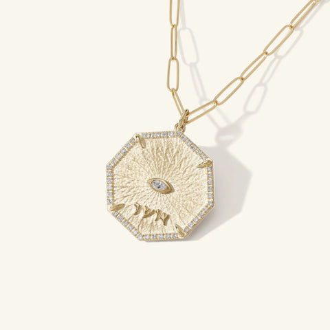 Pavé Diamond Bliss Octagon Charm