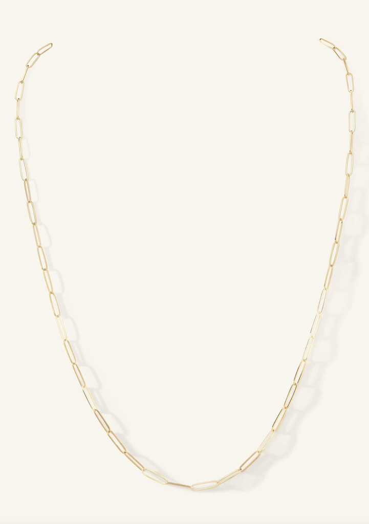 Penelope Paperclip Chain Necklace | 30"