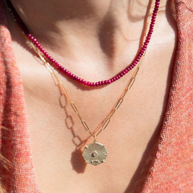 Seek Octagon Charm