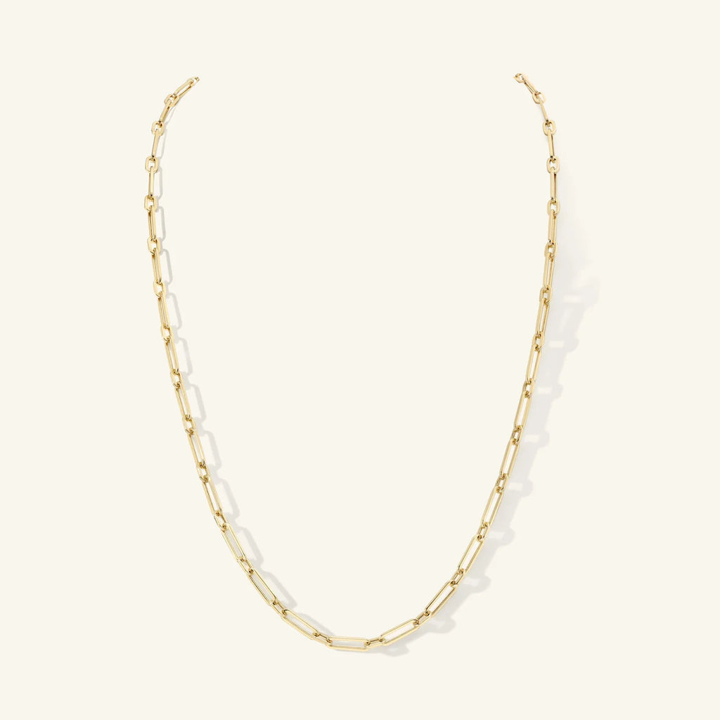 Maayan Paperclip Chain Necklace - 20"