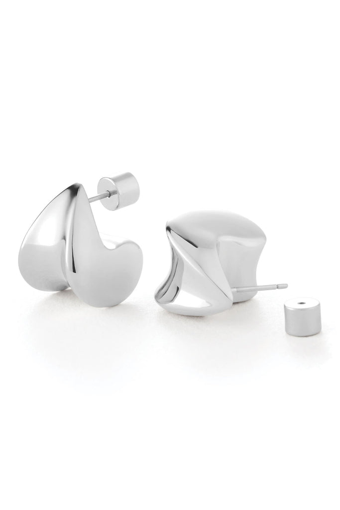Small Paige Puffs in Silver