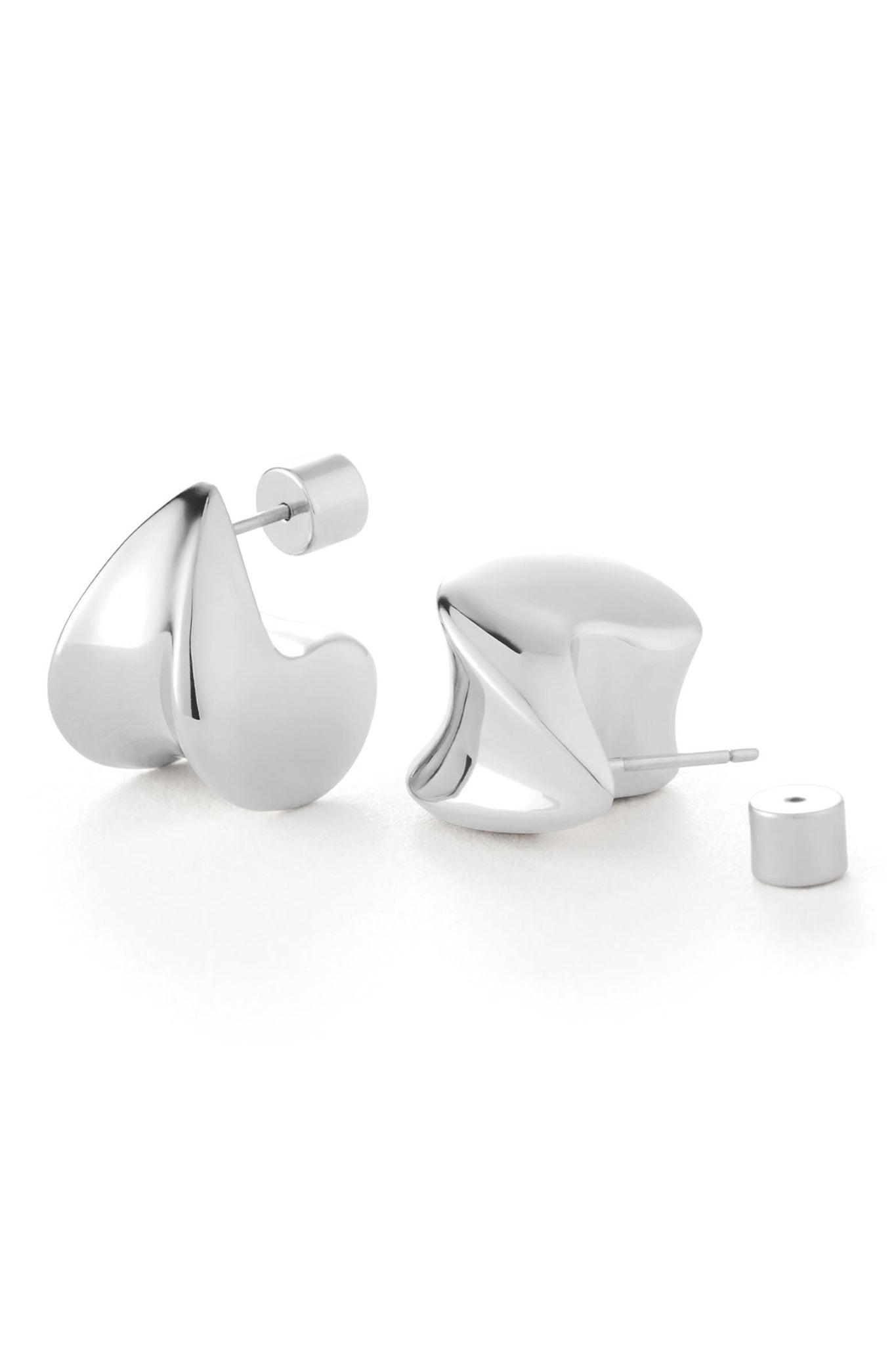 Small Paige Puffs in Silver