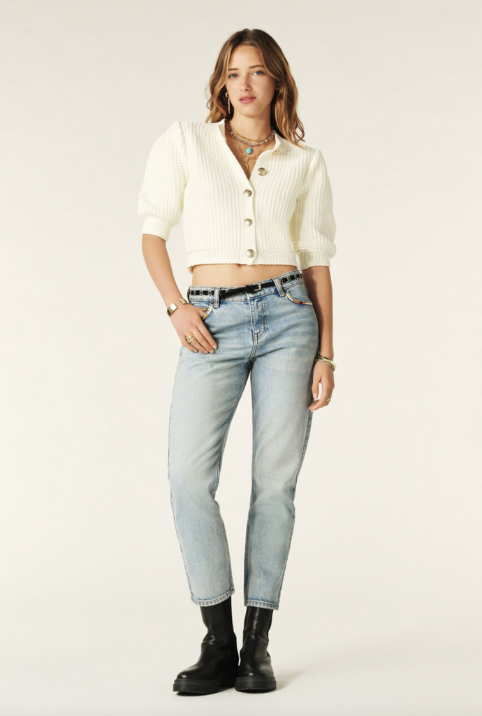 Garance Cardigan. Ecru