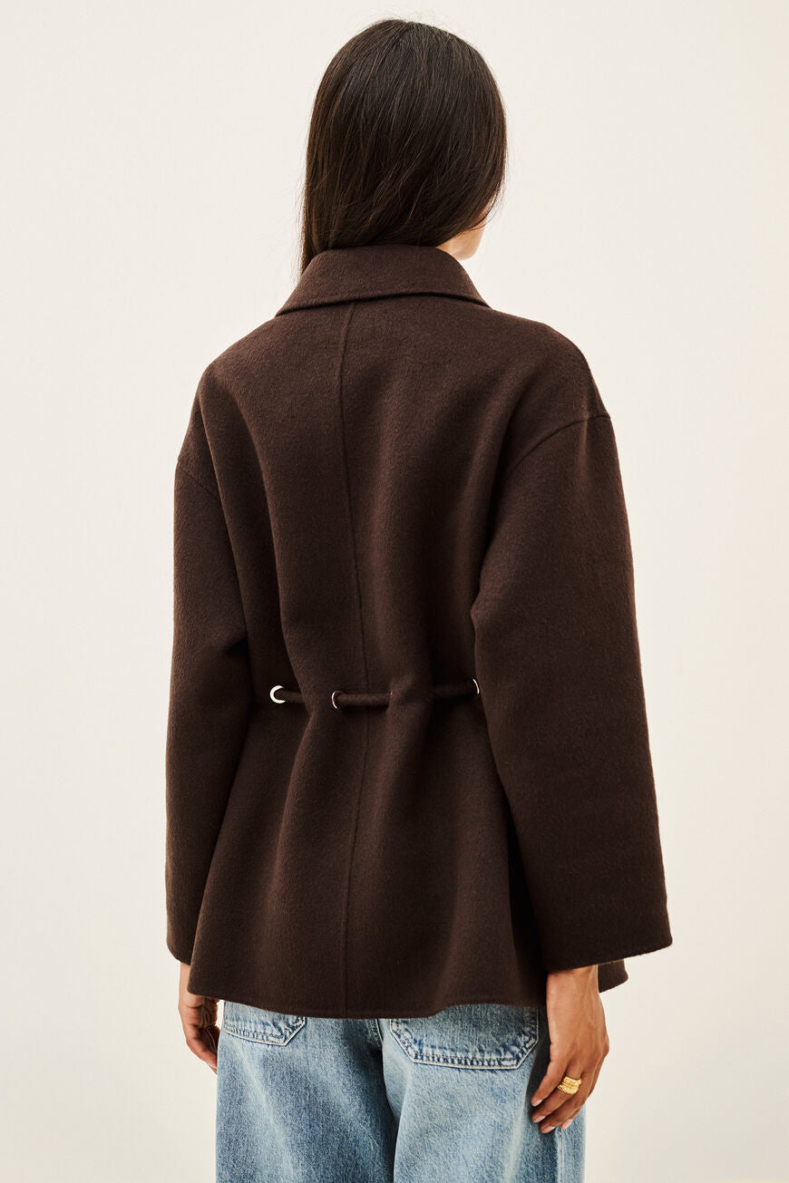 Kam Coat. Chocolate